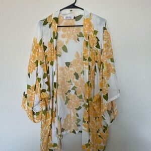 Fighting Eel Bougainvillea Kimono
